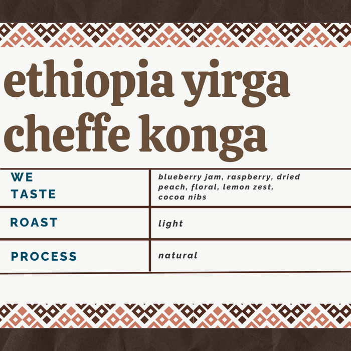 Ethiopia Yirga Cheffe Konga